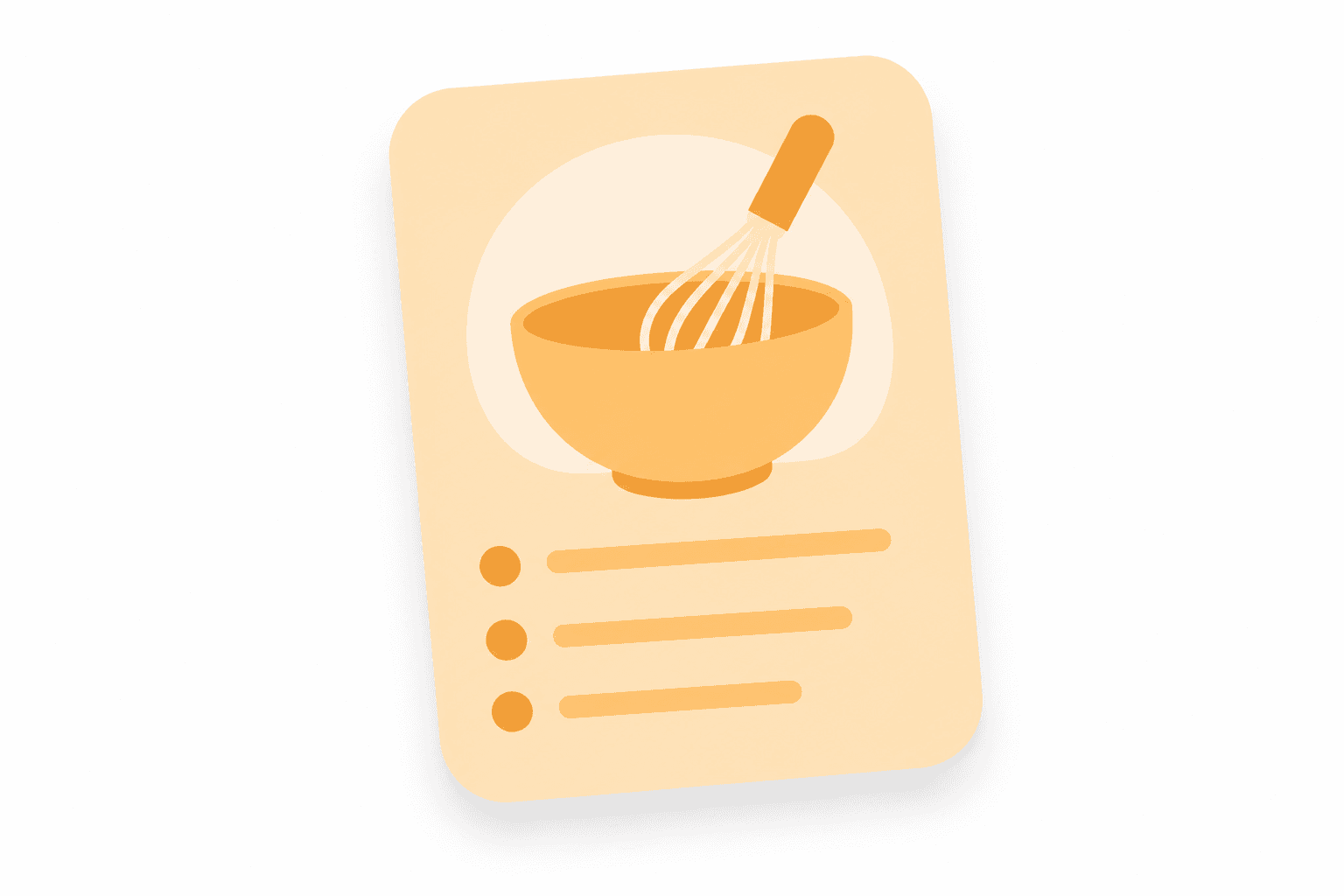 Save the recipe, skip the life story.